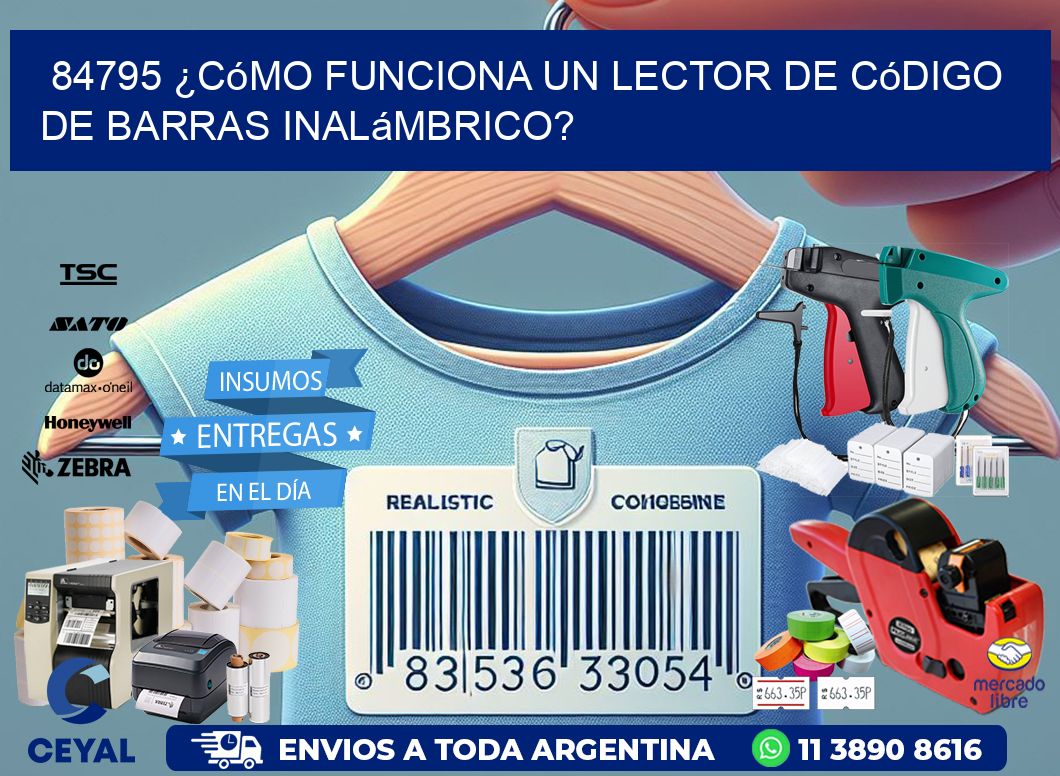 84795 ¿Cómo funciona un lector de código de barras inalámbrico?