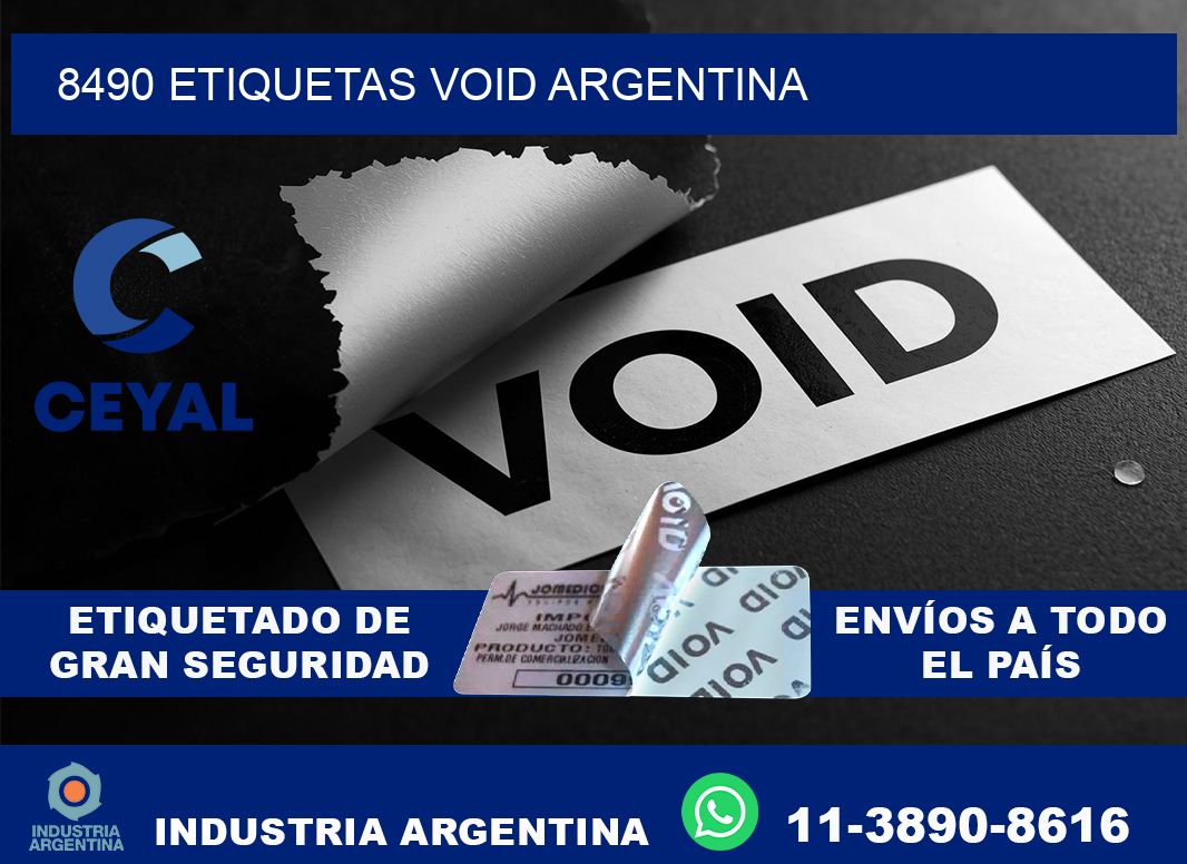 8490 etiquetas void argentina