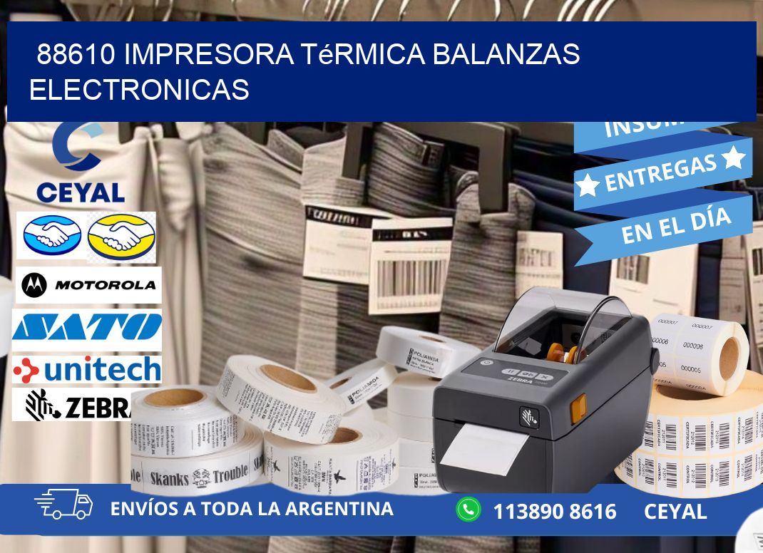 88610 impresora térmica balanzas electronicas