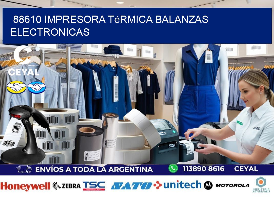 88610 impresora térmica balanzas electronicas