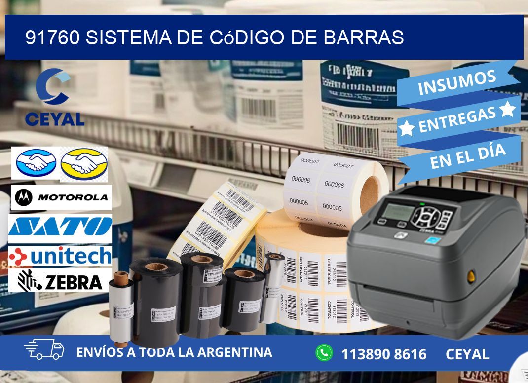 91760 Sistema de código de barras