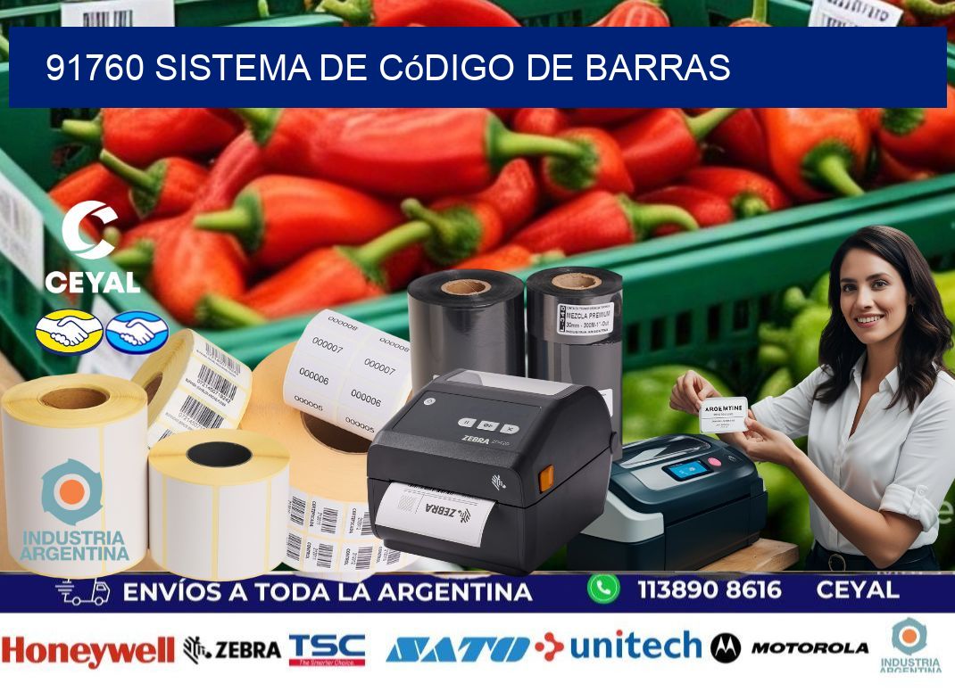 91760 Sistema de código de barras
