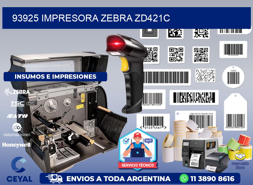 93925 Impresora Zebra zd421c