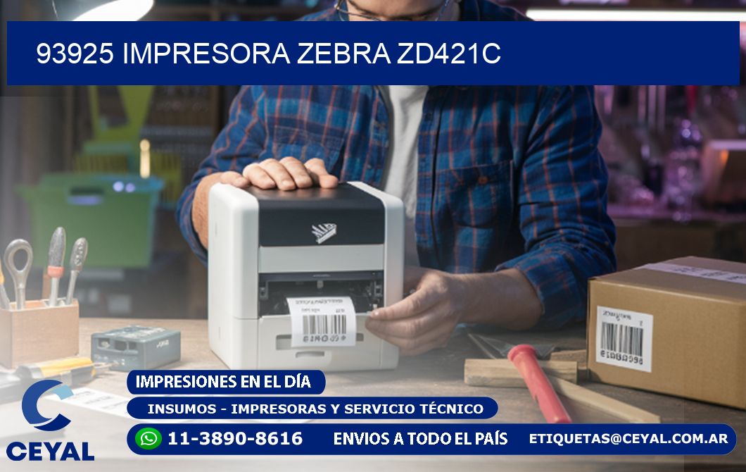 93925 Impresora Zebra zd421c