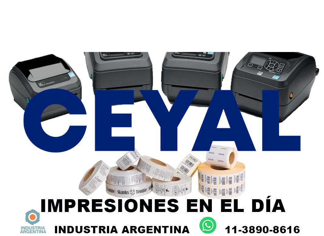 impresora zebra zd221 + 54660 etiquetas + ribbon