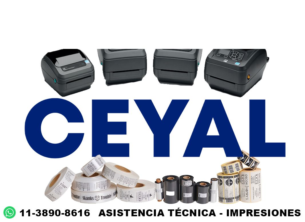 impresora zebra zd221 + 76675 etiquetas + ribbon