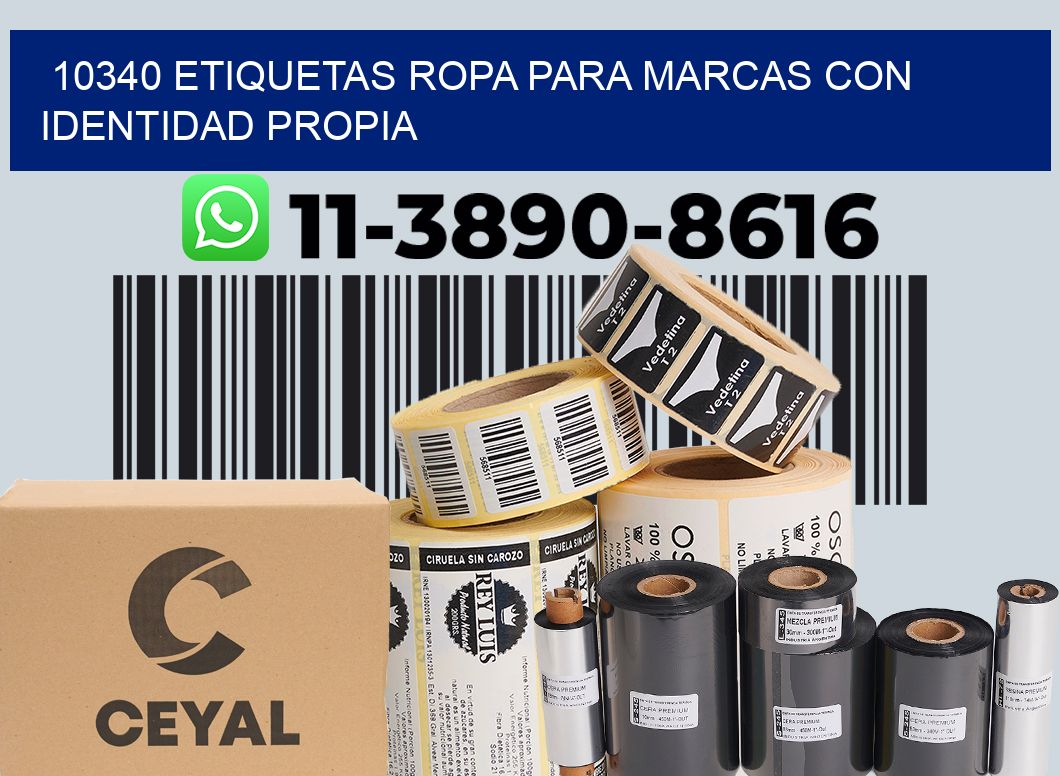 10340 Etiquetas ropa para marcas con identidad propia