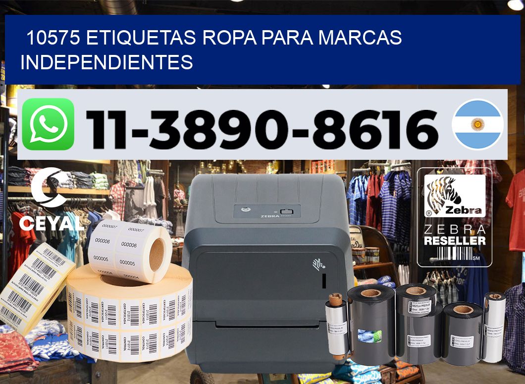 10575 Etiquetas ropa para marcas independientes