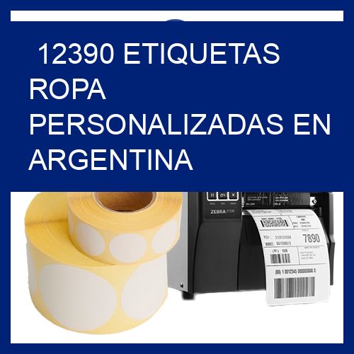 12390 Etiquetas ropa personalizadas en Argentina