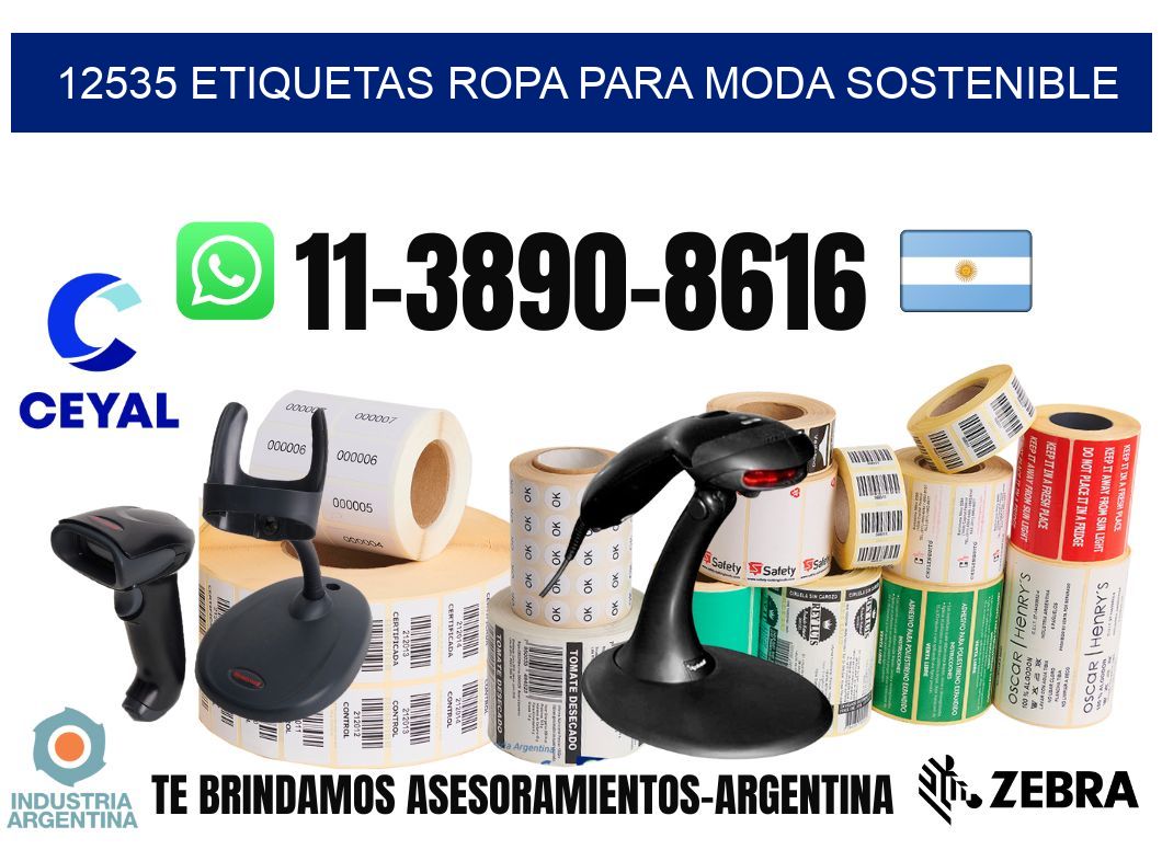 12535 Etiquetas ropa para moda sostenible