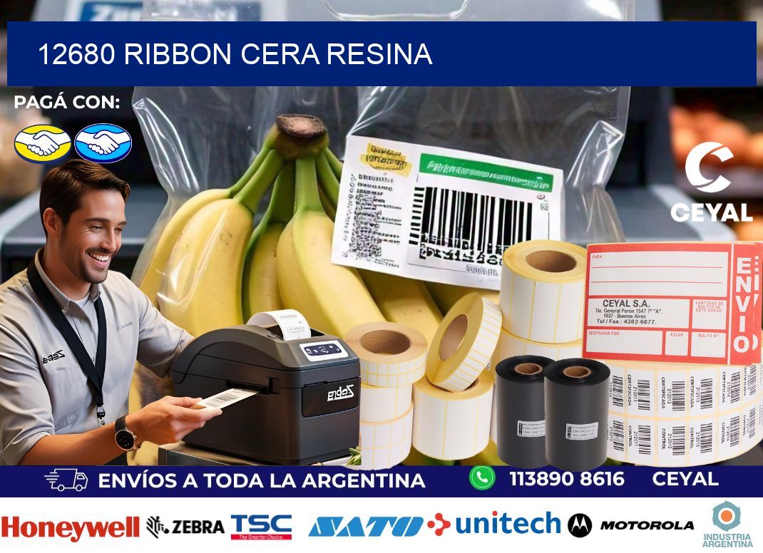 12680 ribbon cera resina