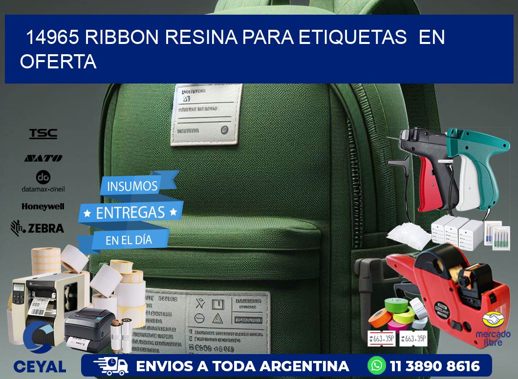 14965 ribbon resina para etiquetas en oferta