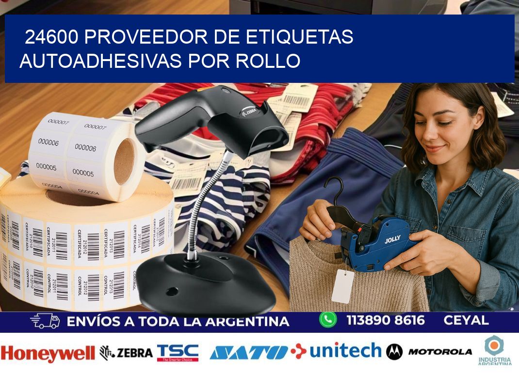 24600 proveedor de etiquetas autoadhesivas por rollo