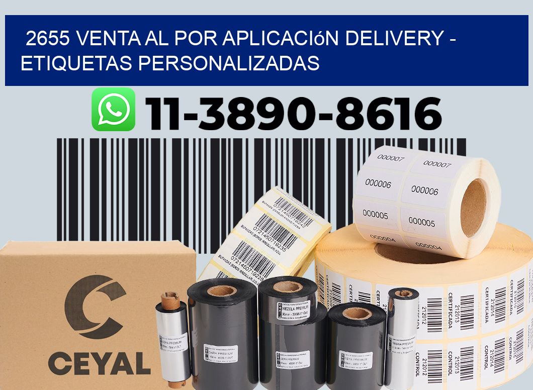 2655 Venta al Por Aplicación delivery - Etiquetas Personalizadas