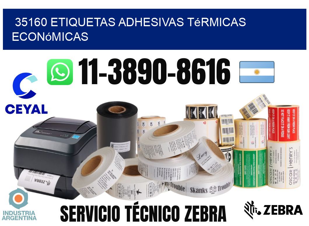 35160 etiquetas adhesivas térmicas económicas