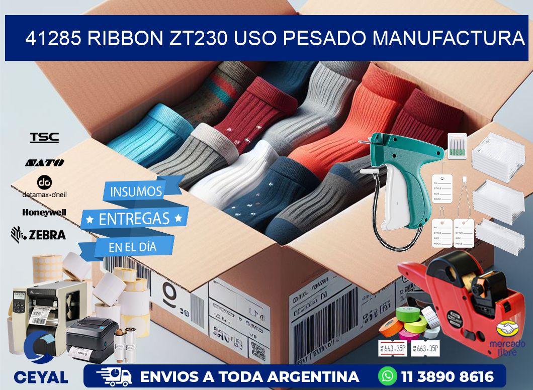 41285 ribbon zt230 uso pesado manufactura