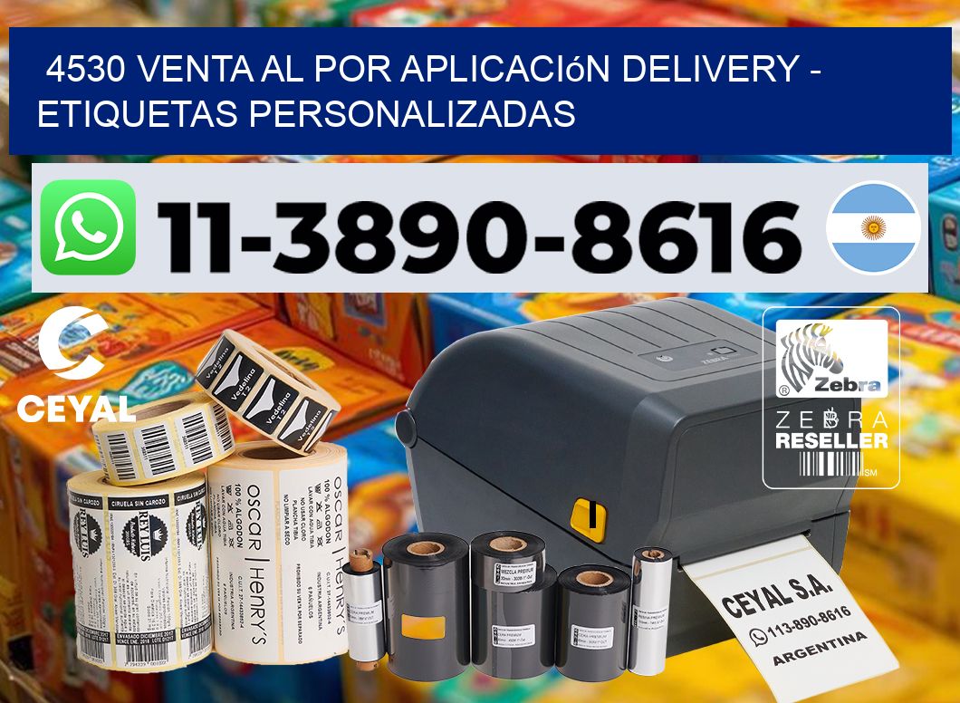 4530 Venta al Por Aplicación delivery – Etiquetas Personalizadas