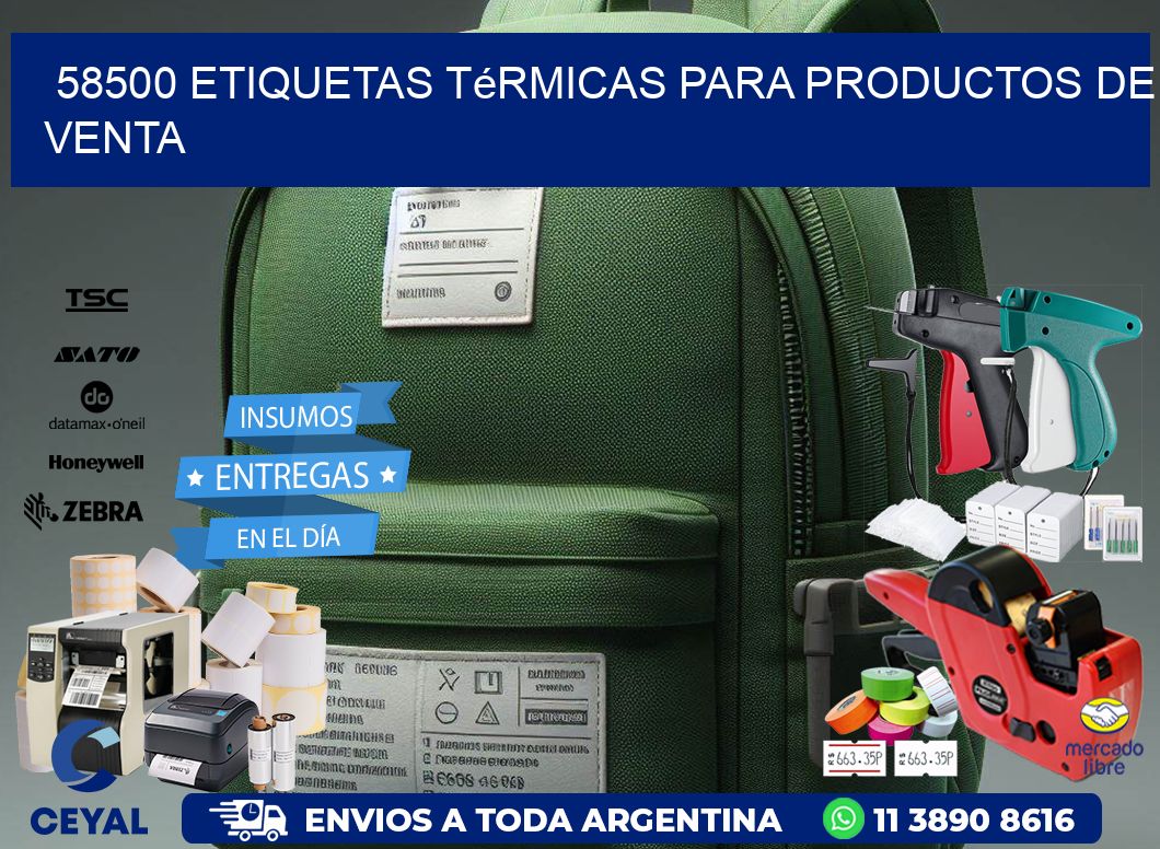 58500 etiquetas térmicas para productos de venta | Sato zebra Tsc Insumos