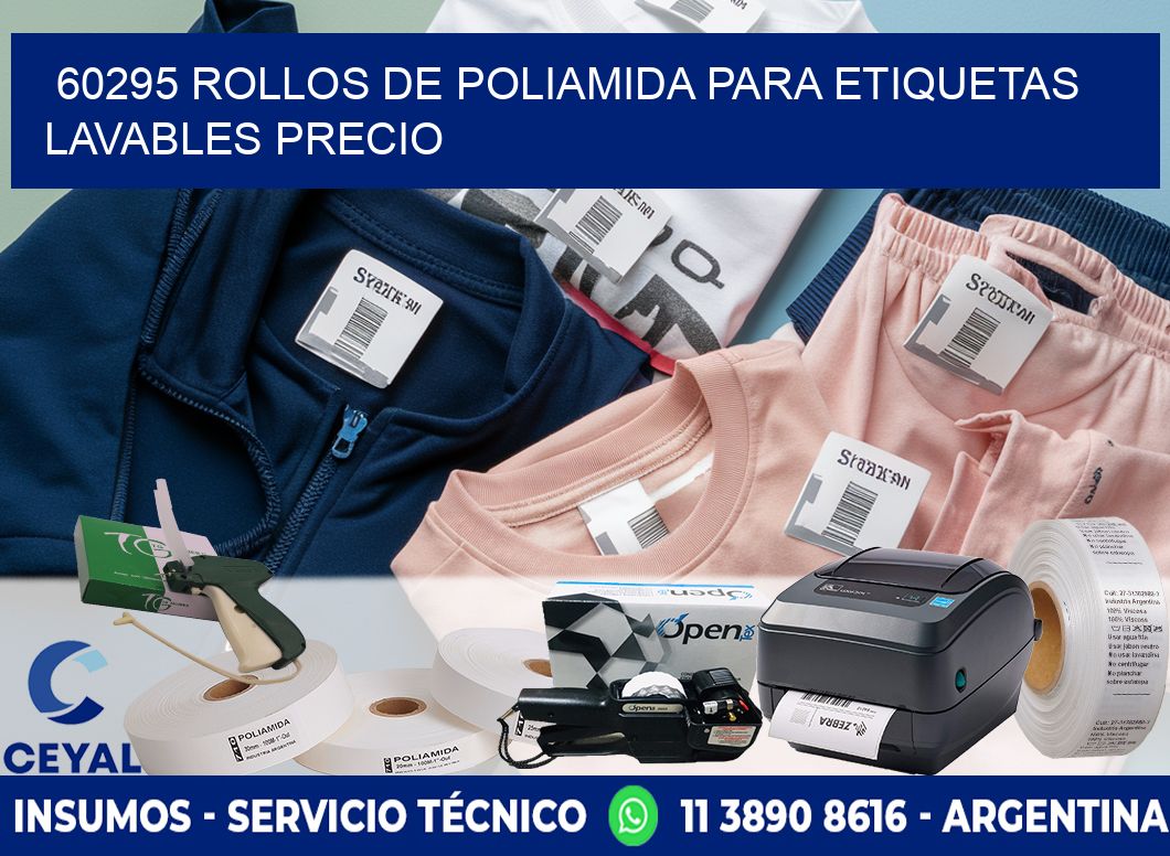 60295 rollos de poliamida para etiquetas lavables precio
