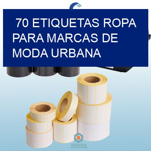70 Etiquetas ropa para marcas de moda urbana