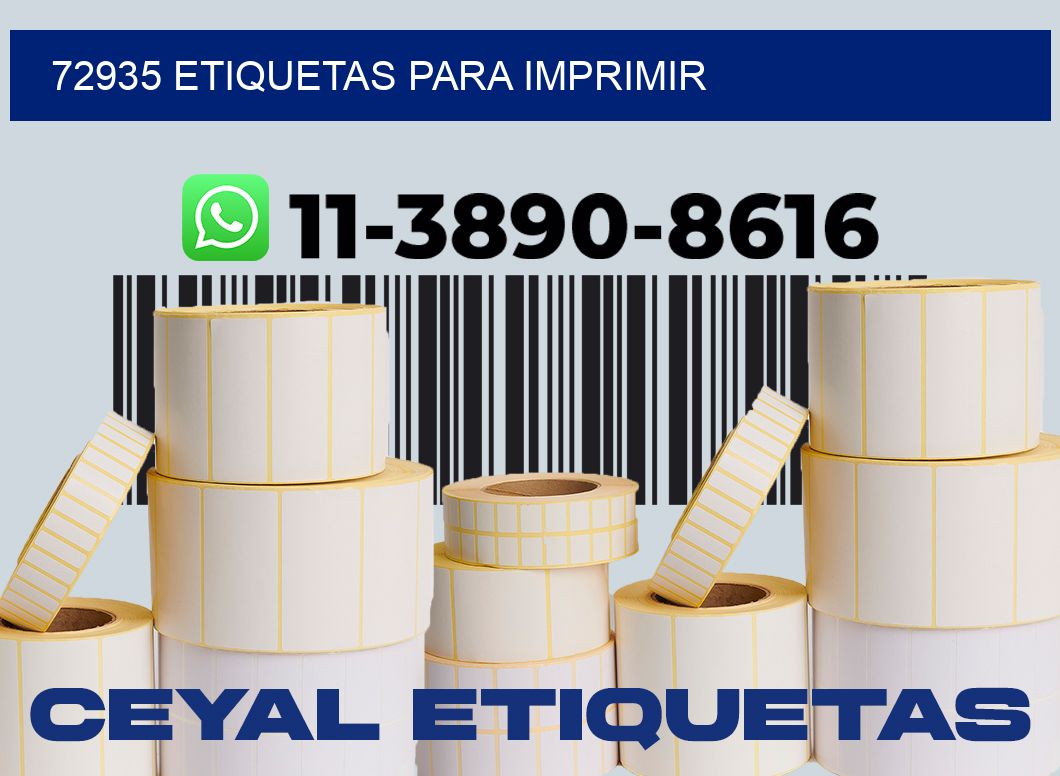 72935 etiquetas para imprimir
