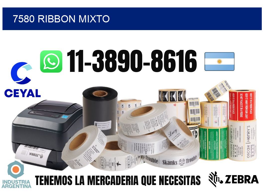 7580 ribbon mixto