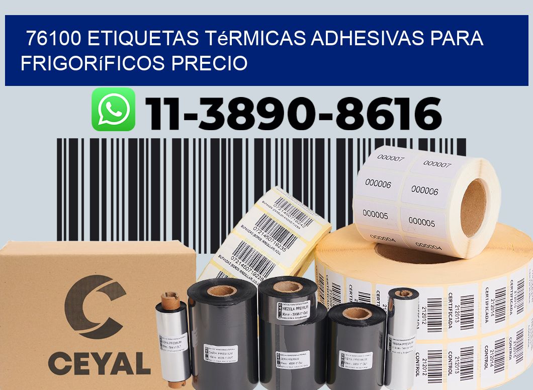 76100 etiquetas térmicas adhesivas para frigoríficos precio