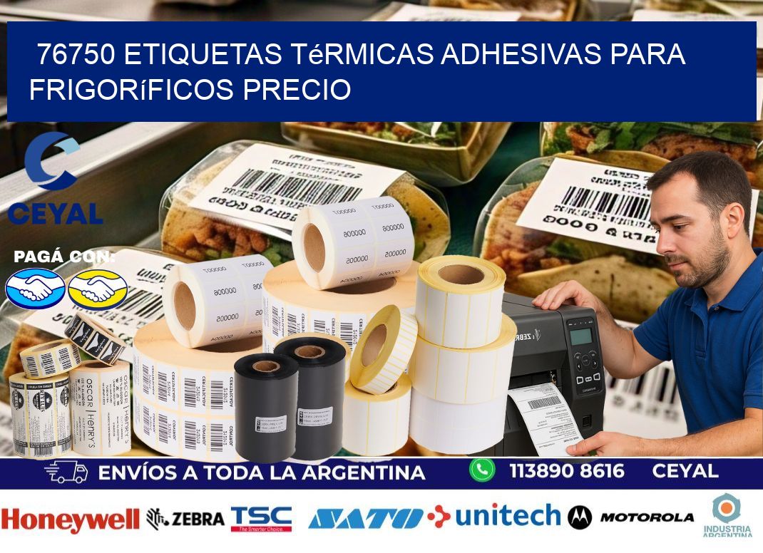 76750 etiquetas térmicas adhesivas para frigoríficos precio