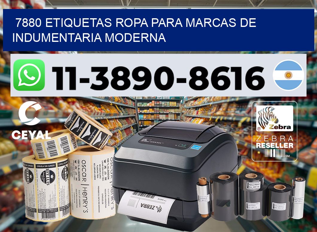 7880 Etiquetas ropa para marcas de indumentaria moderna