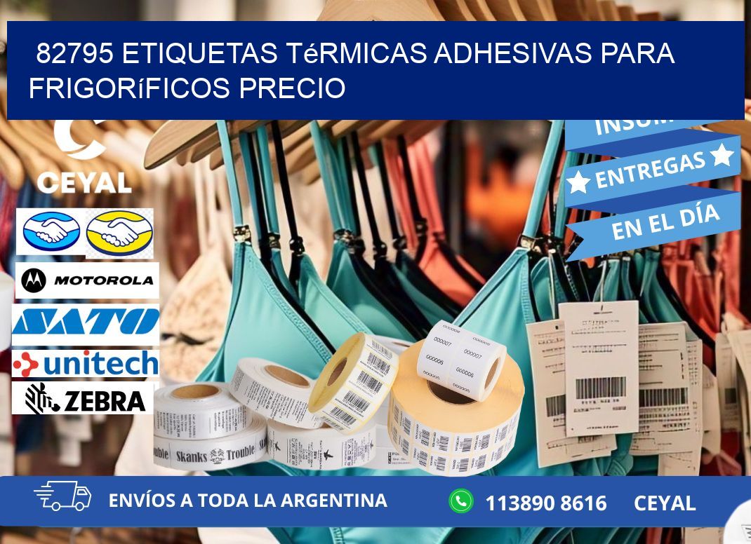 82795 etiquetas térmicas adhesivas para frigoríficos precio