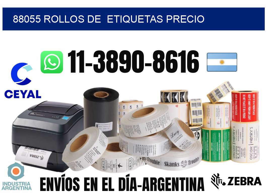 88055 rollos de etiquetas precio