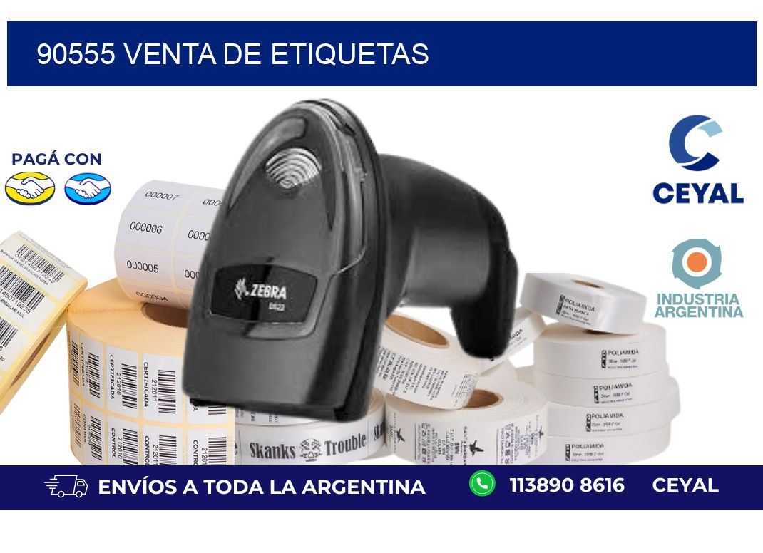 90555 venta de etiquetas