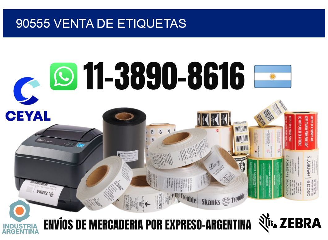 90555 venta de etiquetas