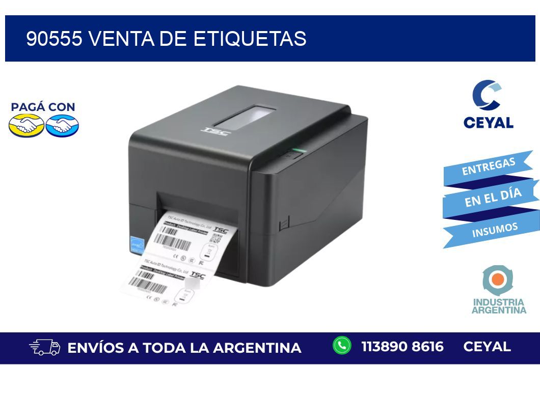 90555 venta de etiquetas
