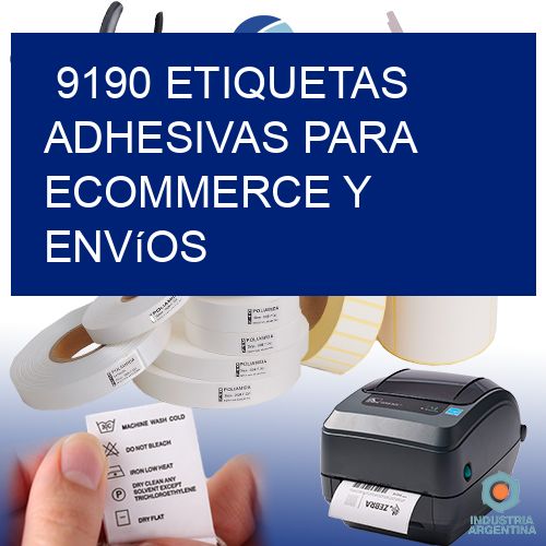 9190 Etiquetas adhesivas para ecommerce y envíos