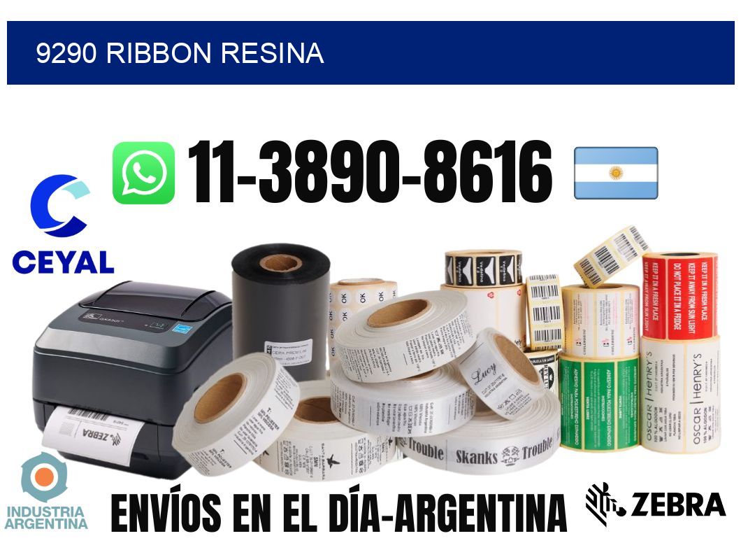 9290 ribbon resina