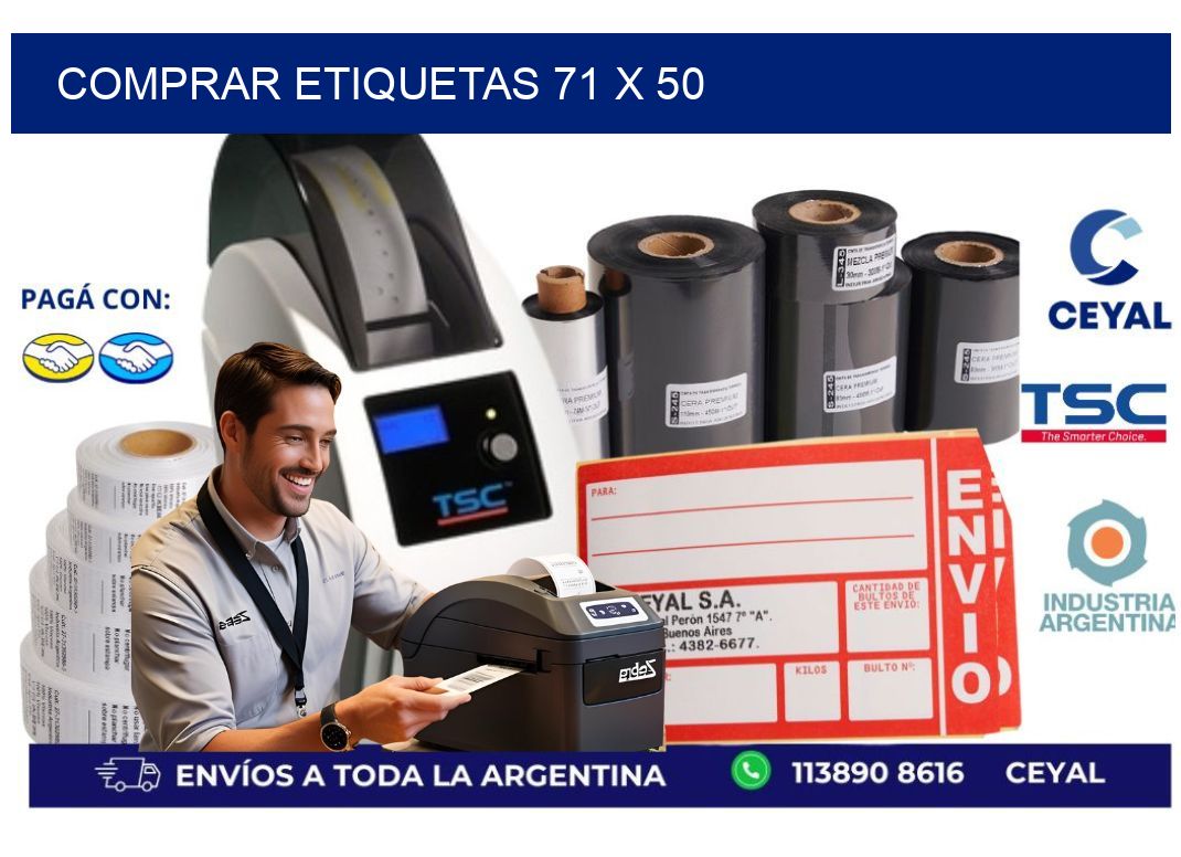 comprar etiquetas 71 x 50