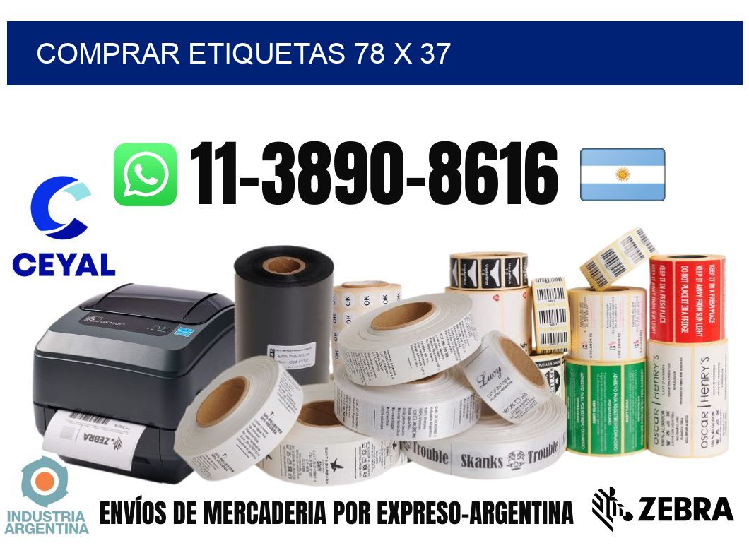 comprar etiquetas 78 x 37