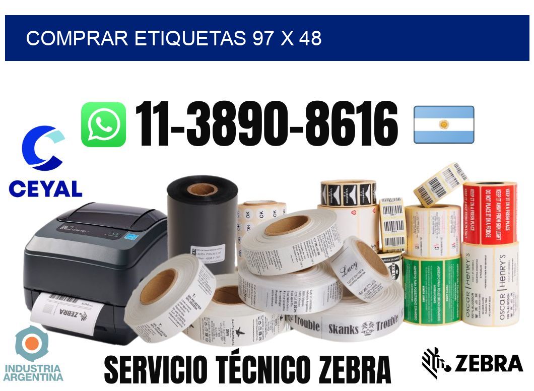 comprar etiquetas 97 x 48