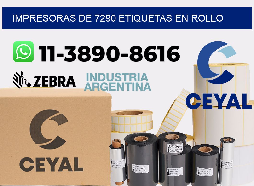 impresoras de 7290 etiquetas en rollo