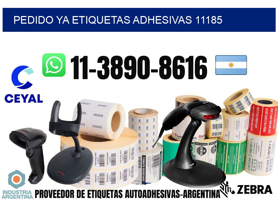 pedido ya etiquetas adhesivas 11185