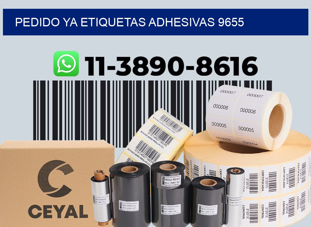 pedido ya etiquetas adhesivas 9655