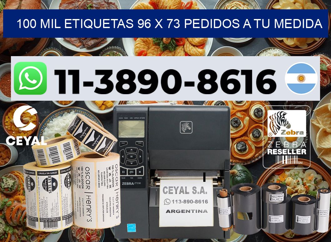 100 mil etiquetas 96 x 73 Pedidos a tu medida