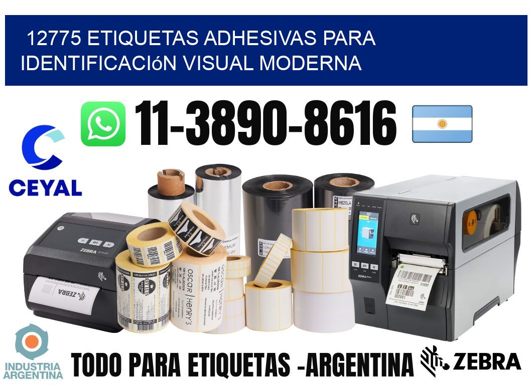 12775 Etiquetas adhesivas para identificación visual moderna