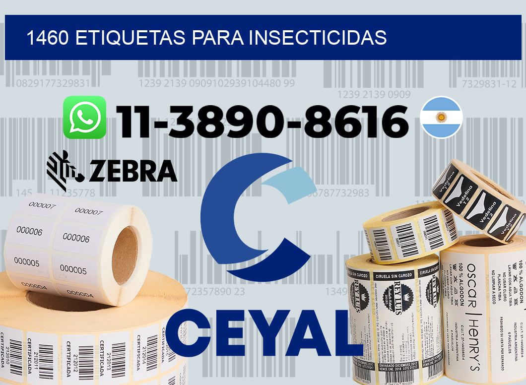 1460 Etiquetas para insecticidas