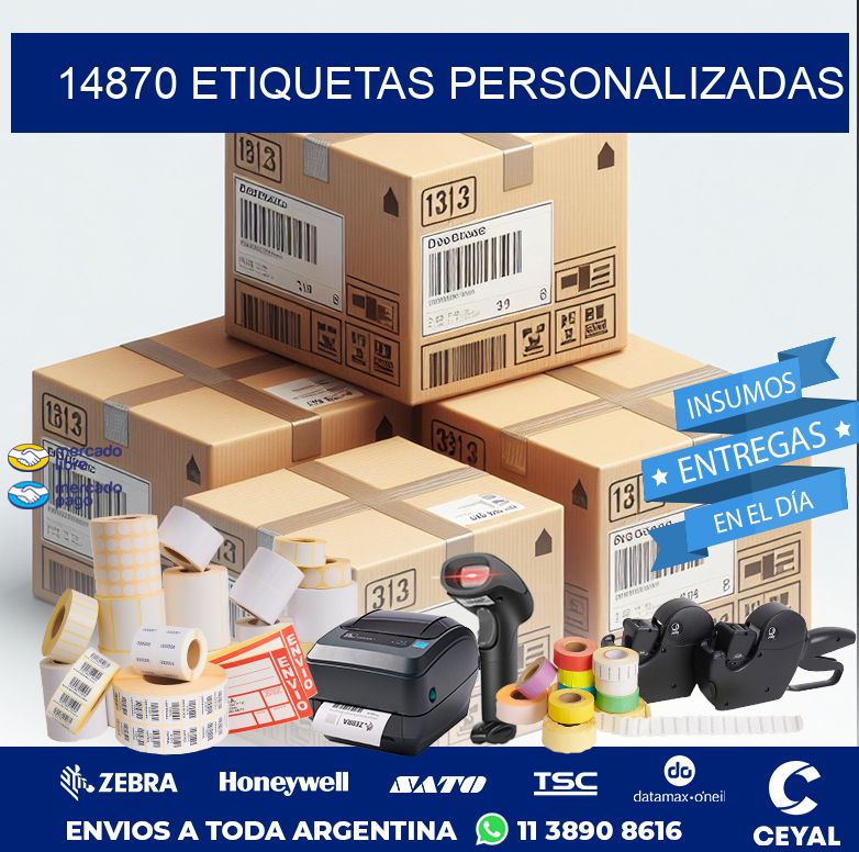 14870 etiquetas personalizadas