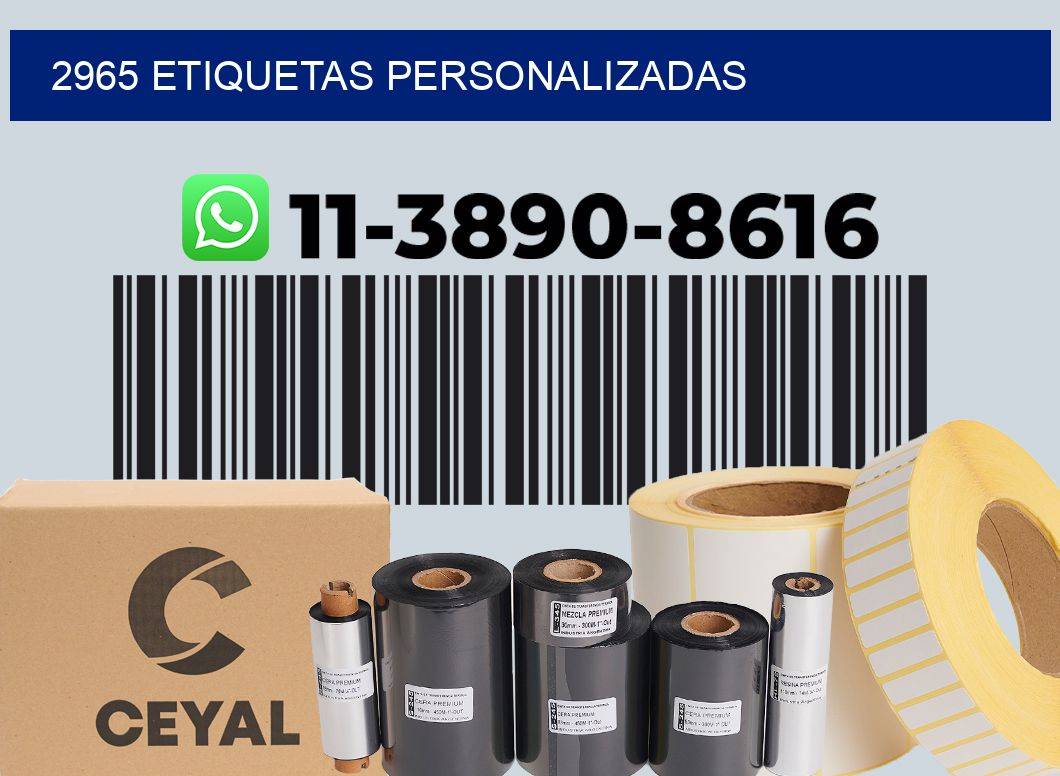2965 etiquetas personalizadas