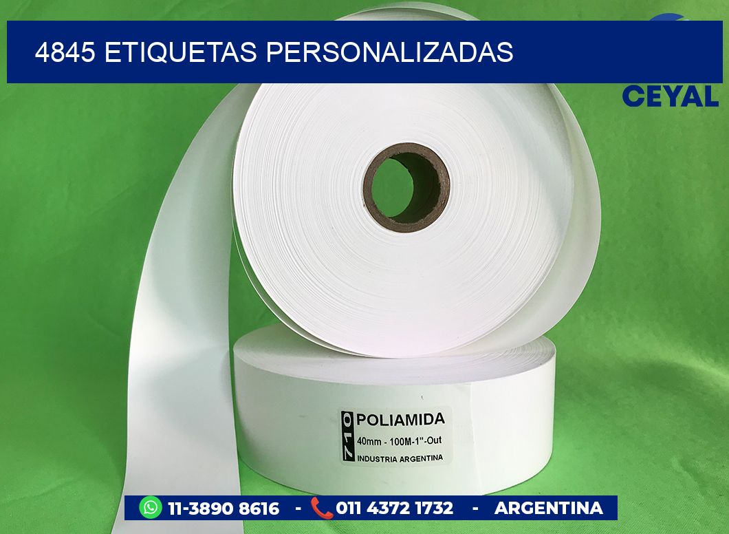 4845 etiquetas personalizadas