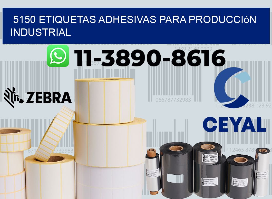 5150 Etiquetas adhesivas para producción industrial