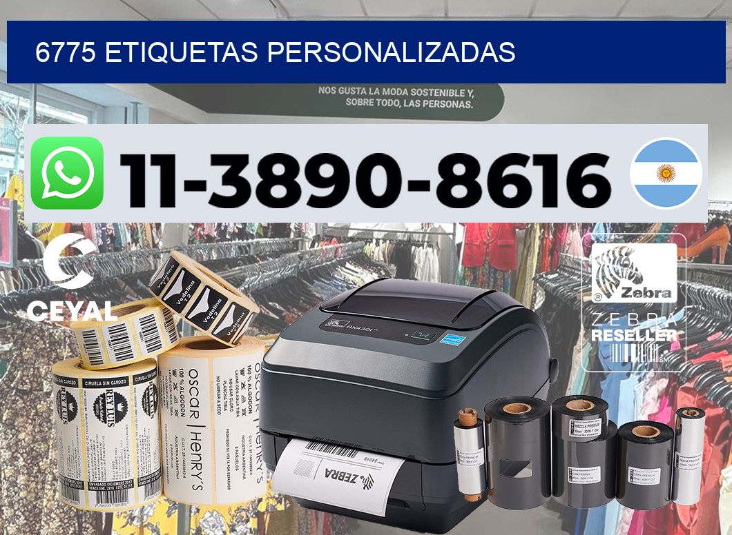 6775 etiquetas personalizadas